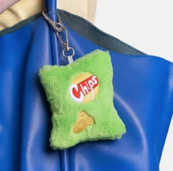 Eat My Socks – Chips Bag Charm – Porte-clés Chips en Peluche