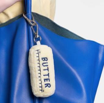 Eat My Socks – Butter Bag Charm – Porte-clés Motte de Beurre en Peluche