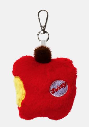 Eat My Socks – Apple Bag Charm – Porte-clés Pomme en Peluche