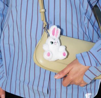 Eat My Socks – Bunny Bag Charm – Porte-clés Lapin en Peluche