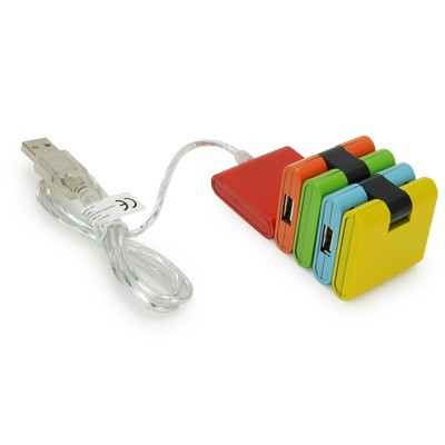 Hub USB flexi color