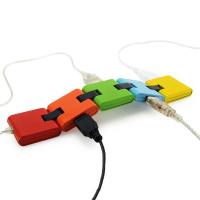 Hub USB flexi color
