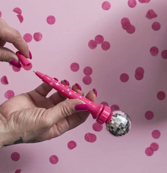 Stylo Boule Disco – Stylo Original avec Boule à Facettes