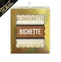 Lot 3 paires de chaussettes paillettes "blondinette, brillante, bichette"