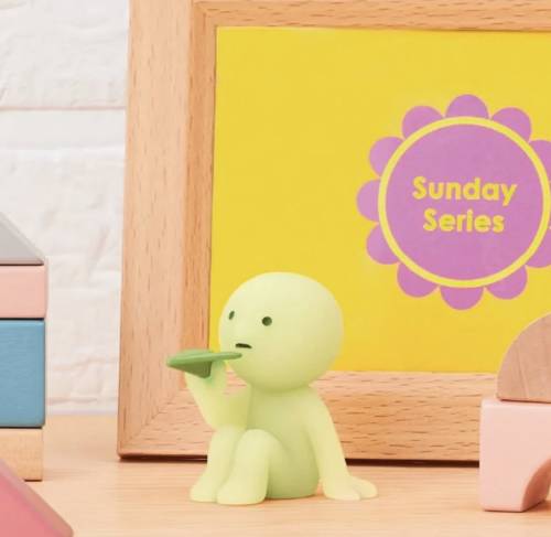 Smiski Sunday – Figurine Surprise 1 Pièce – Modèle Aléatoire