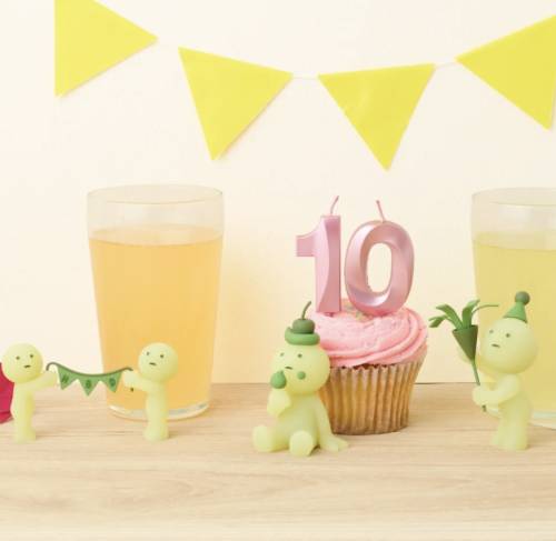 Smiski Birthday – Figurine Surprise 1 Pièce – Modèle Aléatoire