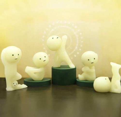 Smiski Yoga – Figurine Surprise 1 Pièce – Modèle Aléatoire