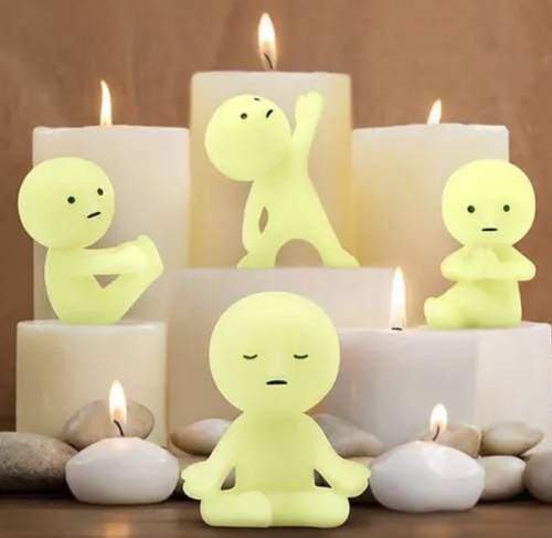 Smiski Yoga – Figurine Surprise 1 Pièce – Modèle Aléatoire