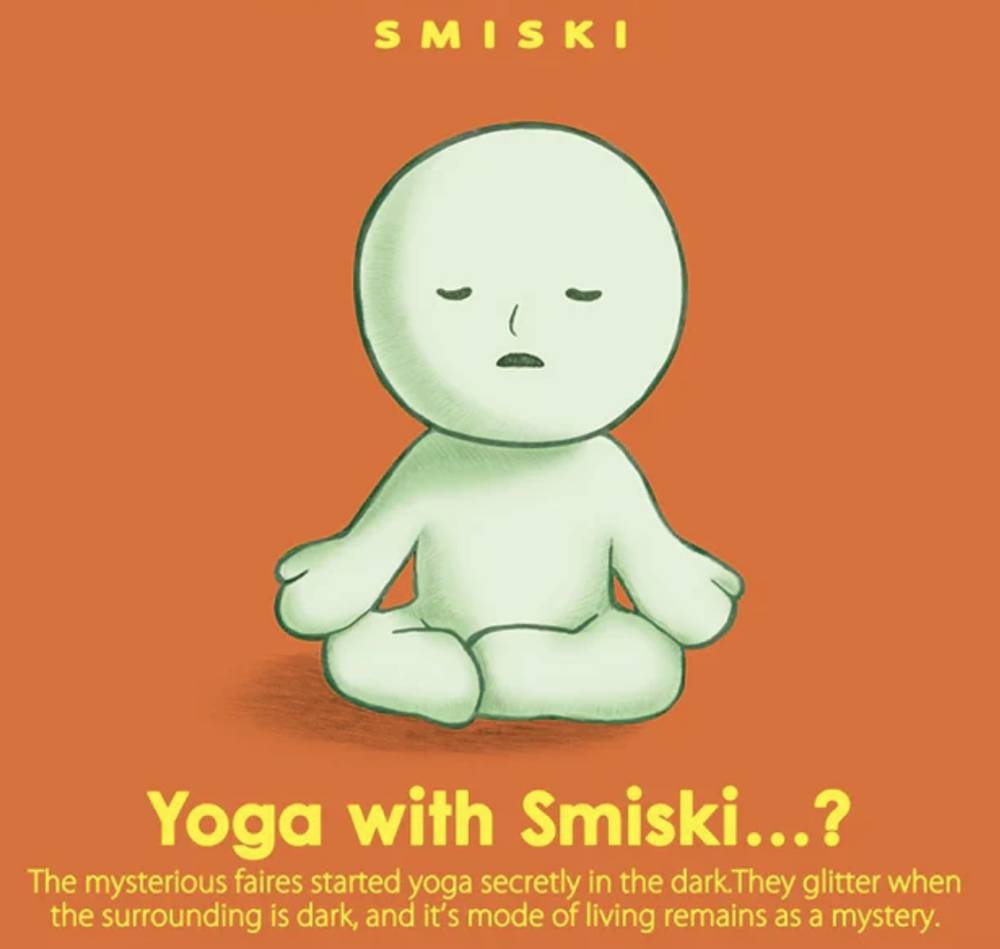 Smiski Yoga – Figurine Surprise 1 Pièce – Modèle Aléatoire