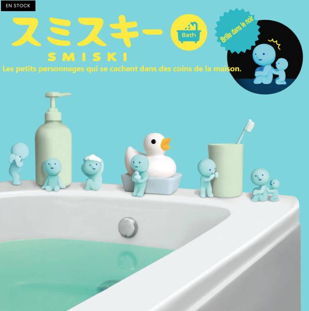 Smiski Bath – Figurine Surprise 1 Pièce – Modèle Aléatoire
