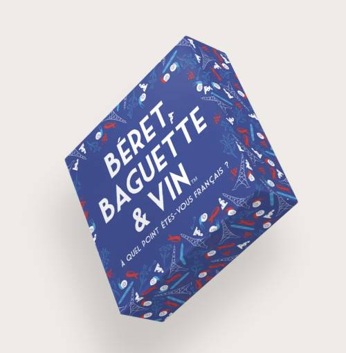 Jeu Béret, Baguette & Vin – Jeu de Société sur les Français - Mycrazystuff