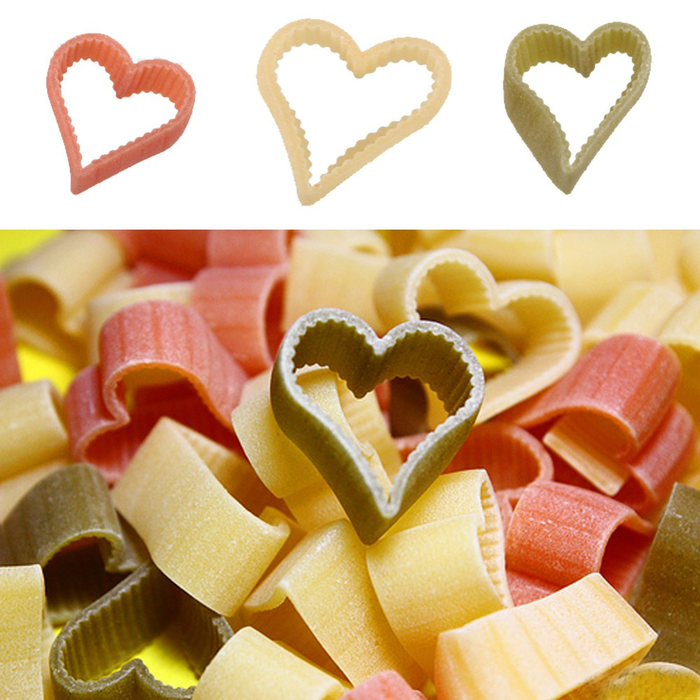 Pâtes Cœur Love – Pâtes en Forme de Cœur à la Tomate et aux Épinards - Mycrazystuff
