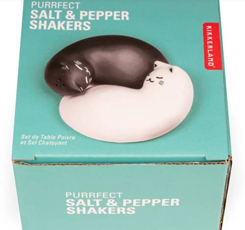 Kikkerland – Salière et Poivrière Chats Purrfect
