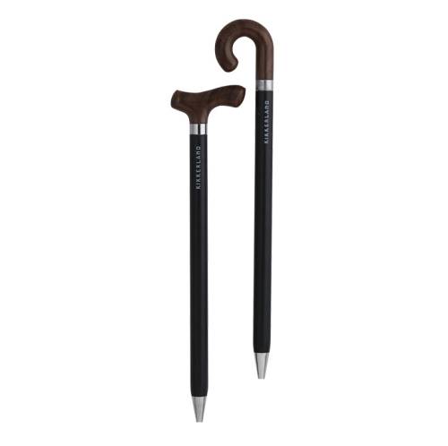 Lot de 2 stylos canne « Old & Wise » – Kikkerland