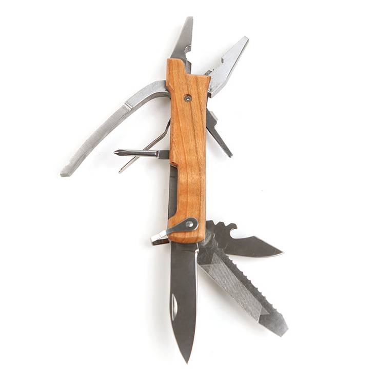 Pince multifonction en bois 7 en 1 – Multi-outil Kikkerland