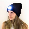 Bonnet LED rechargeable – Bonnet lumineux avec lampe Kikkerland