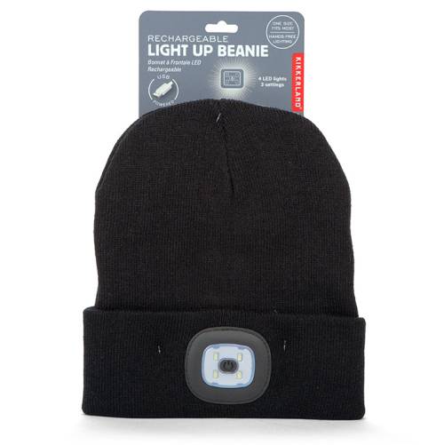 Bonnet LED rechargeable – Bonnet lumineux avec lampe Kikkerland
