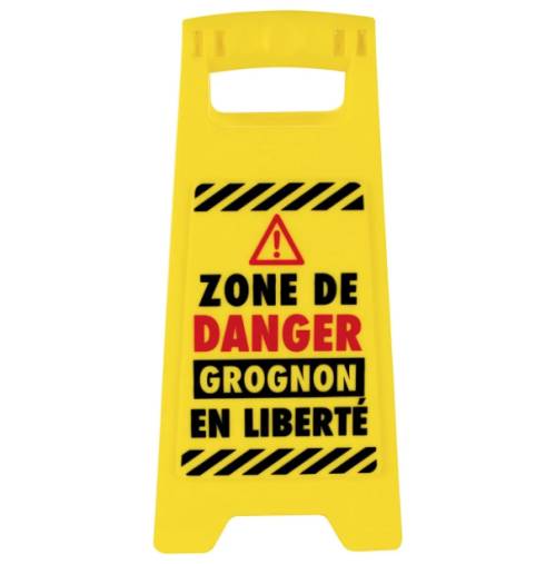 Panneau humoristique de chantier – Décoration fun travaux