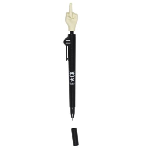 Stylo doigt d’honneur pop-up – Stylo humoristique
