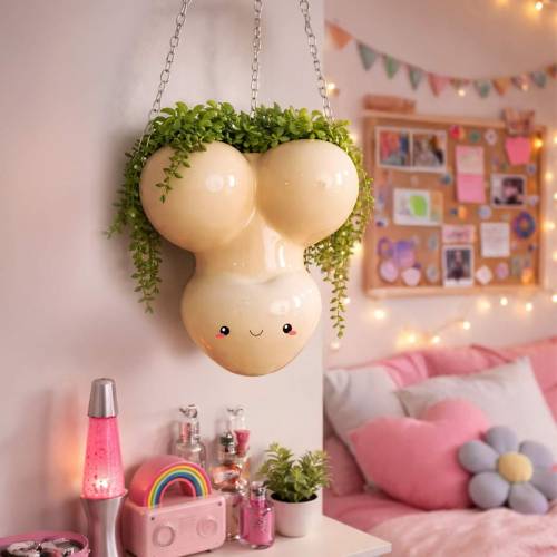 Willy Planter Mikamax – Pot de fleurs original et humoristique