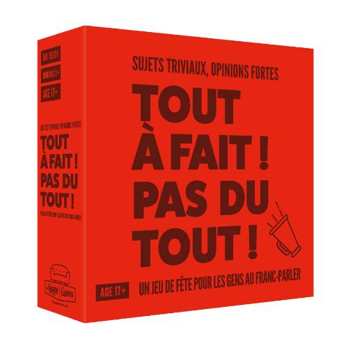 Tout à fait / Pas du tout – Jeu d’ambiance Hygge Games