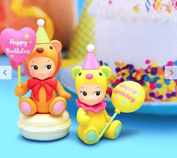 Sonny Angel Birthday Bear – Figurine ourson surprise à collectionner