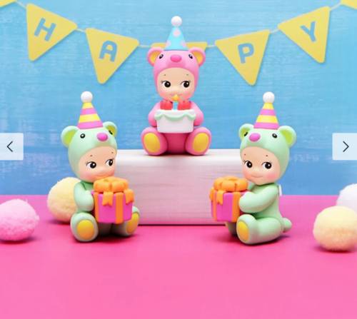 Sonny Angel Birthday Bear – Figurine ourson surprise à collectionner