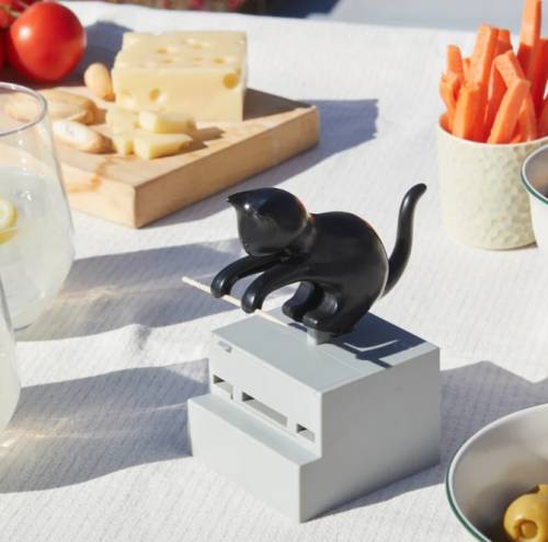 Porte-cure-dents Frisky Balvi – Distributeur automatique en forme de chat