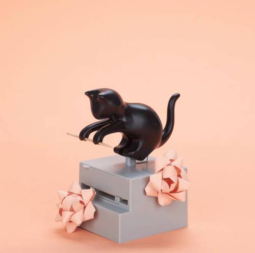 Porte-cure-dents Frisky Balvi – Distributeur automatique en forme de chat