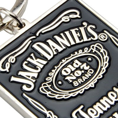 Porte-clés métal Jack Daniels