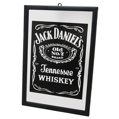 Miroir "Jack Daniel's" noir
