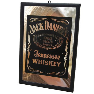 Miroir "Jack Daniel's" noir