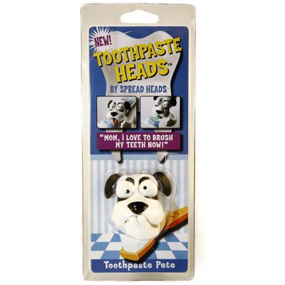 Pete, toutou distributeur de dentifrice