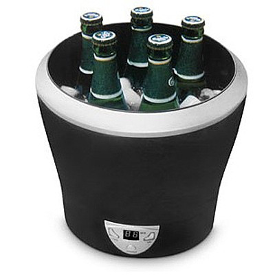 Seau à glace rafraichissant double contenance