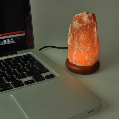 Lampe en cristal de sel USB