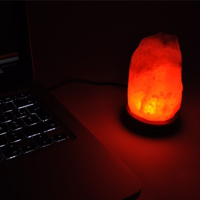 Lampe en cristal de sel USB