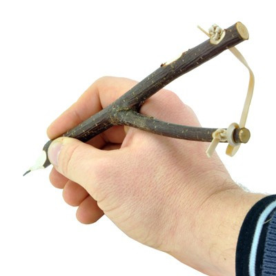Crayon lance-pierre