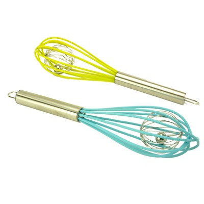 Fouet double sphère silicone