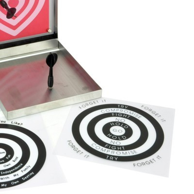 Cadre photo jeu de fléchettes magnétique