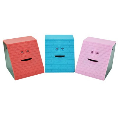 Tirelire Face Bank, la tirelire goulue
