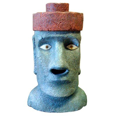 Distributeur de mouchoir statuette Moaï couvre-chef