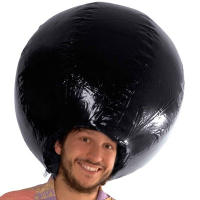 Perruque gonflable afro