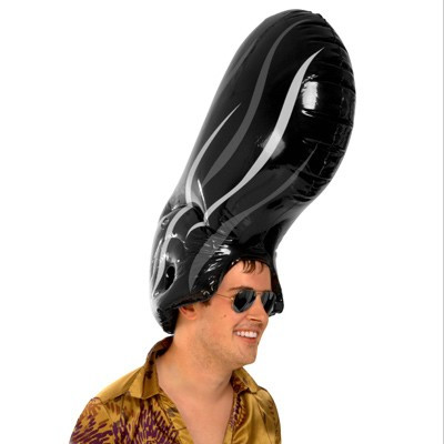 Perruque gonflable Elvis Rock & Roll