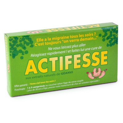 Médicament Actifesse aux extraits de Géanvi