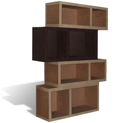 Etagère modulable en carton petit modèle