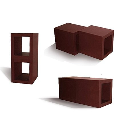 Cube Bi-box en carton, table basse écologique