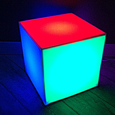Cube lumineux faces indépendantes LED