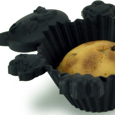 Moule Muffin animaux silicone