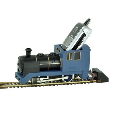 Train électrique porte téléphone