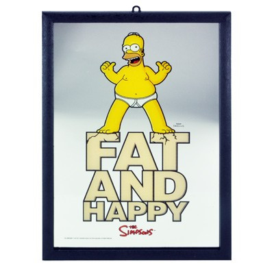 Miroir Homer Simpsons fat and happy